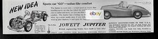 JOWETT CARS LTD IDLE BRADFORD YORKSHIRE ENGLAND JUPITER SPORTS CAR FOR 1953 AD