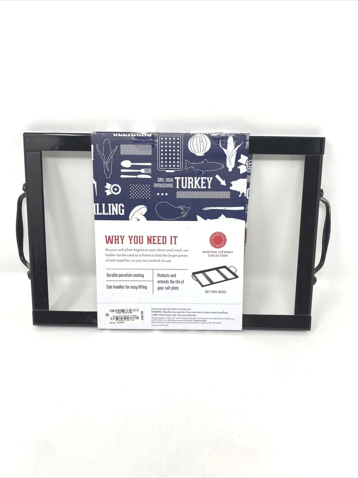 Martha Stewart Collection Cook Out Salt Plate Holder, 14.5in x 8.5in x 1.5in - Image 2 of 3