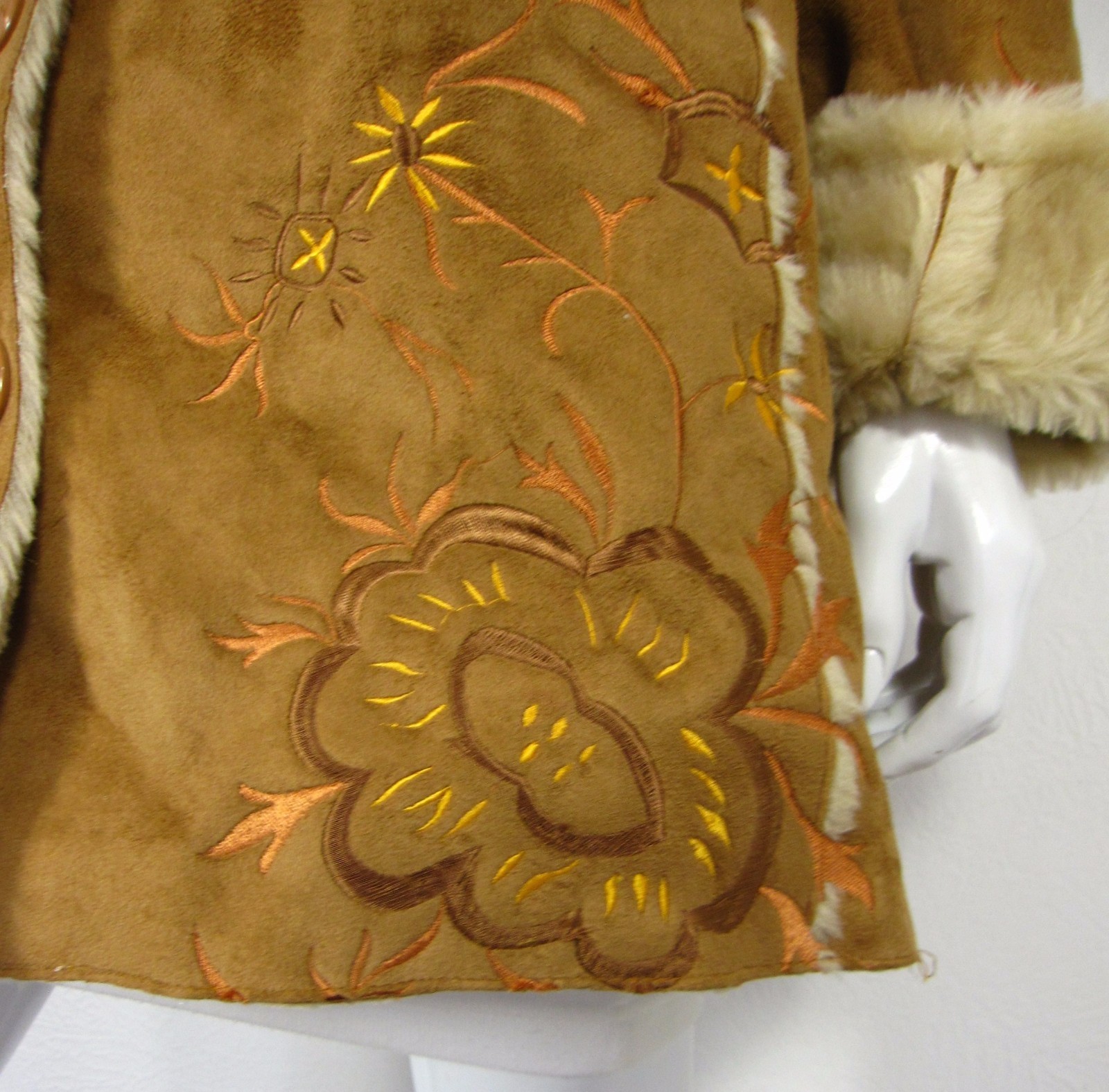 AZIZ Long Sleeve Button Down Basic Coat Size L La… - image 3