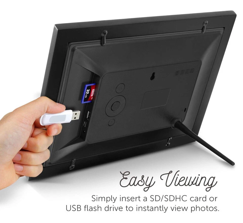 Aluratek Digital Photo Frame with 4GB Built-in Memory - 10 inch - Image 3 of 4