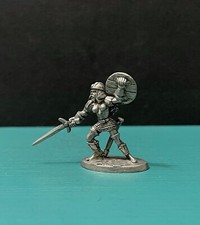 Partha Pewter Female Fighter Warrior Platemai...