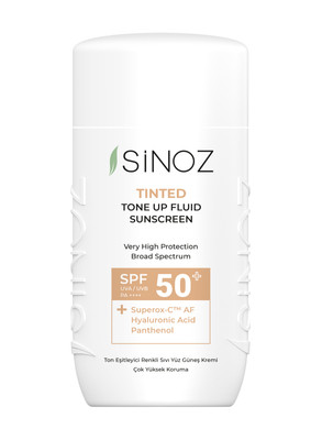 Sinoz,Tinted Tone Up Fluid Sunscreen,SPF50+ / PA++++, 1.6 fl oz