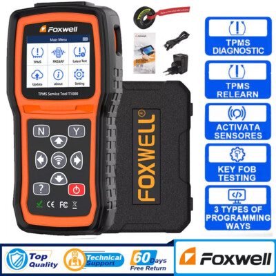 TPMS Relearn Activation Tire Pressure Sensor Programming Reset Diagnostic Tool