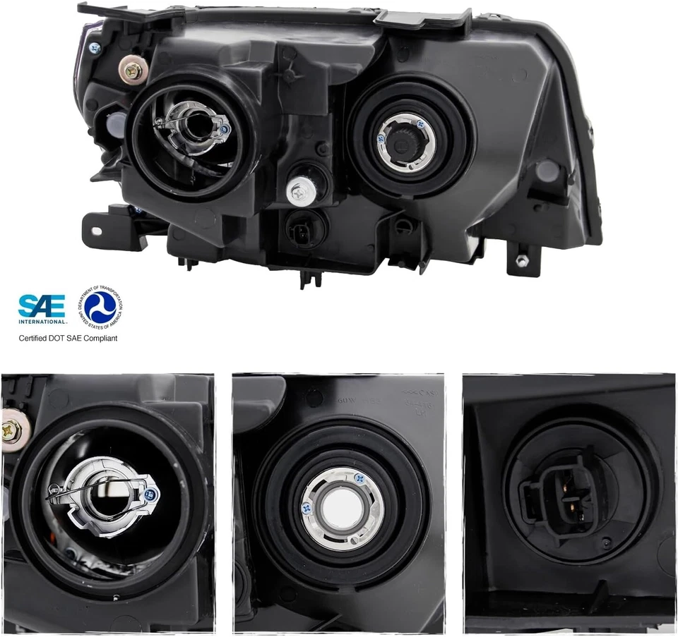 For 06-13 Suzuki Grand Vitara Factory Style Projector Headlight Replacement Lamp - Image 2 of 4