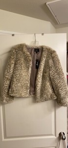 worthington leopard coat