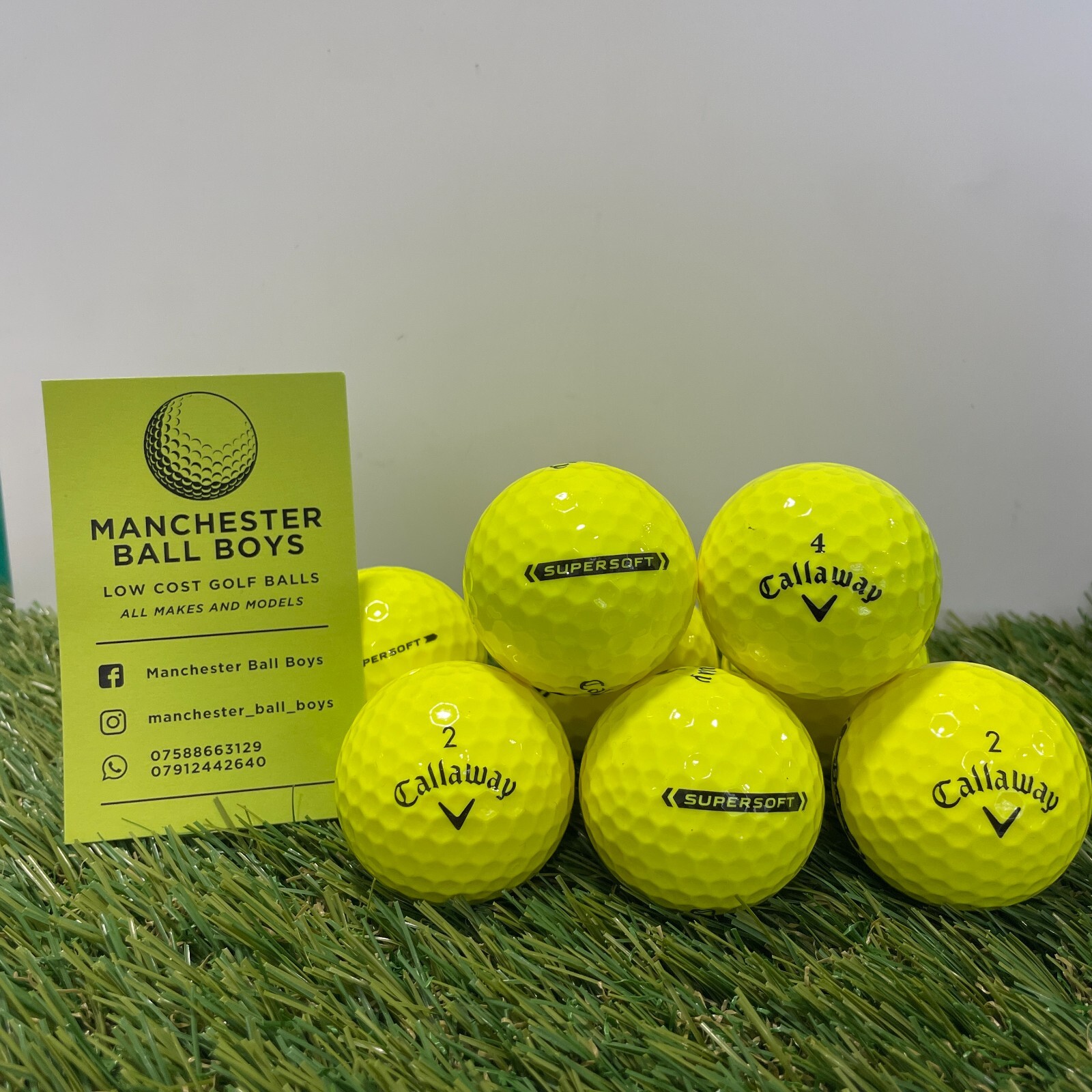 24 Callaway Supersoft Yellow Golf Balls 2 Dozen Pearl / A Grade eBay