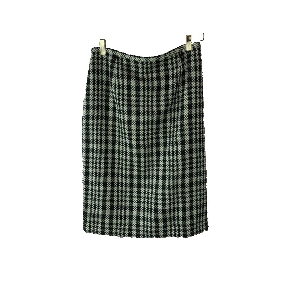 Шерстяные клетчатые юбки для женщин Dana Buchman