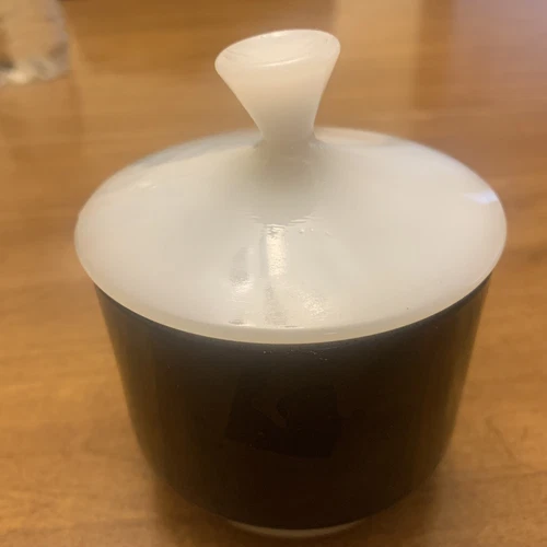 Vintage Anchor Hocking Sugar Bowl With Lid Oven Proof Dinnerware