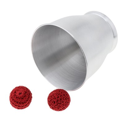 Deluxe Weitmund Tasse und Bälle Nahaufnahme magische Requisiten mit Magnetismus