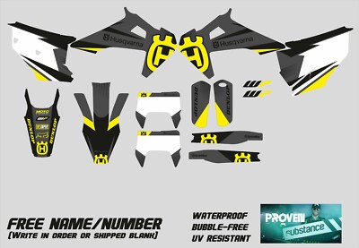 GRAPHICS KIT Husqvarna 2019 2020 2021 2022 TC FC FS TX 125 250 300 350 450 decal