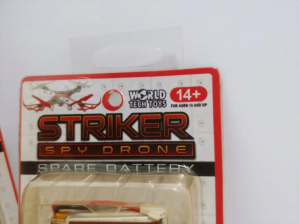 Striker/Skyhero spy drone World Tech Toys Rechargable Batteries 3.7v 500mAh 2 Pk - Image 4 of 4