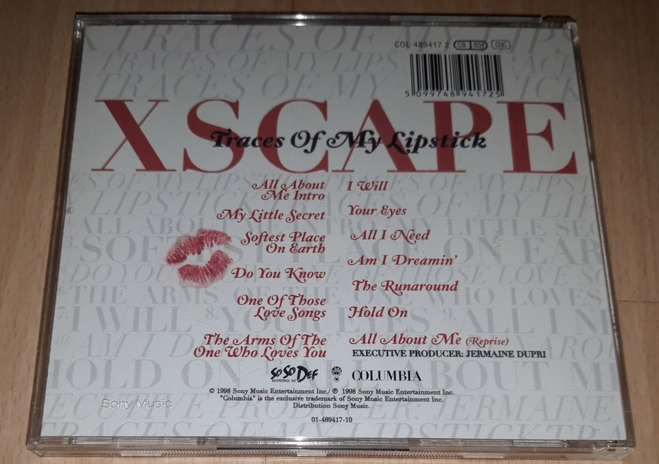XSCAPE - Traces Of My Lipstick - Album CD R&B Rnb JOE, KEITH SWEAT, JD 💋 - Bild 3 von 4