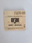 Vintage GI Joe Army Manual 1964 Hassenfeld Pawtucket FM75-00 Jeep USA Narrow