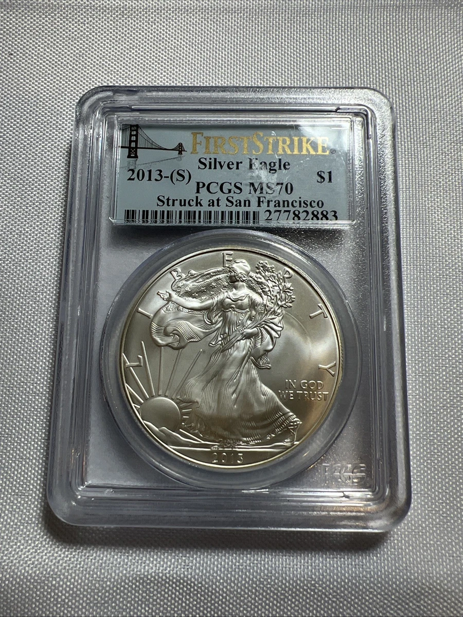 American Eagle MS 70 Graded 2013 Silver Bullion Coins for sale | eBay