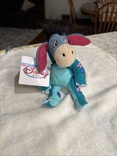 Disney Store Exclusive Winnie the Pooh Dinosaur Eeyore 9" Bean Bag Plush B197