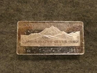 Consolidated Silver Corp 3 oz .999 Silver Bar 1968 W H Foster Walla Walla #442