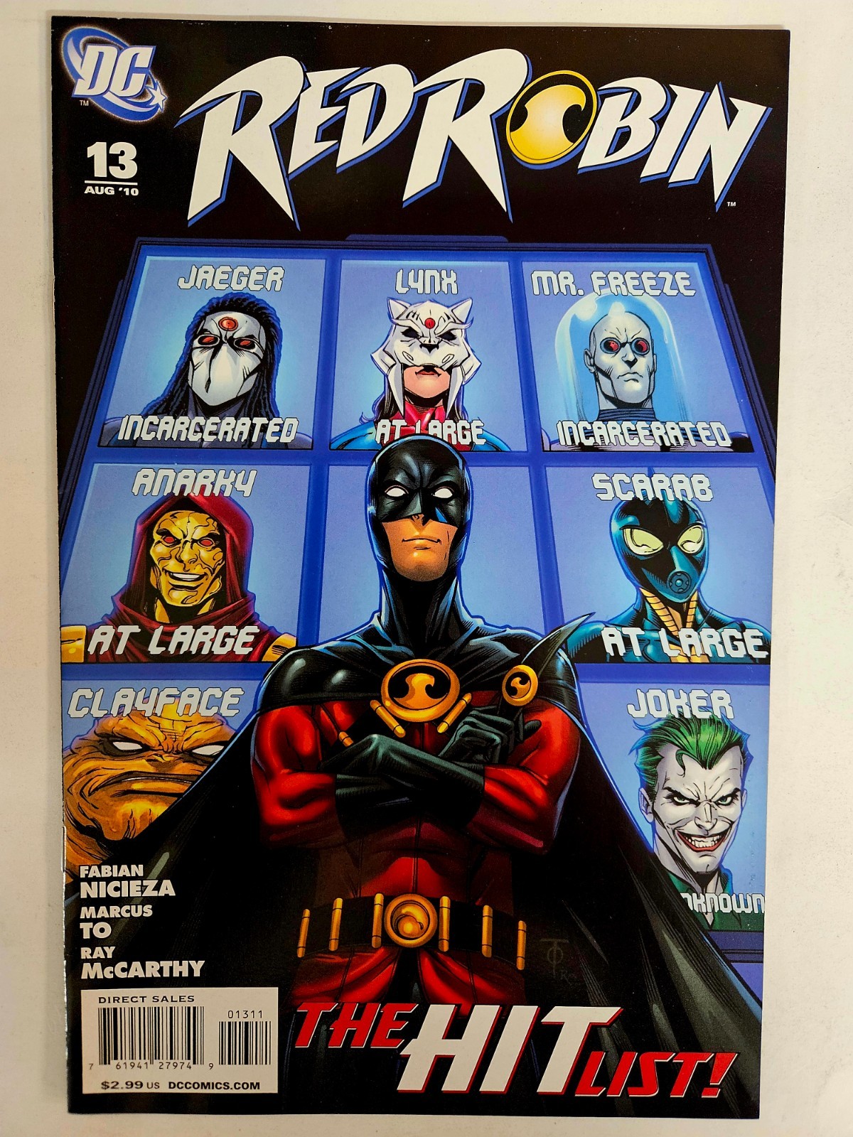 Red Robin #13  Tim Drake DC 2010 1st Print VF/NM