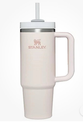 #ad Stanley Quencher H2.0 FlowState 30oz Cream Insulated Tumbler Handle Straw *READ $18.95