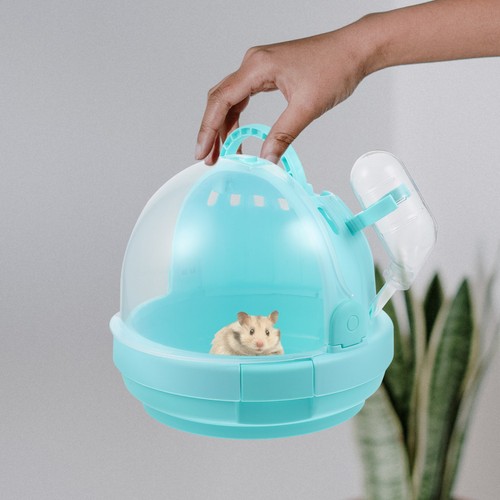 Picture of Outdoor Hamster Cage Portable Hamster Carrier Case Small Pets Travel ...