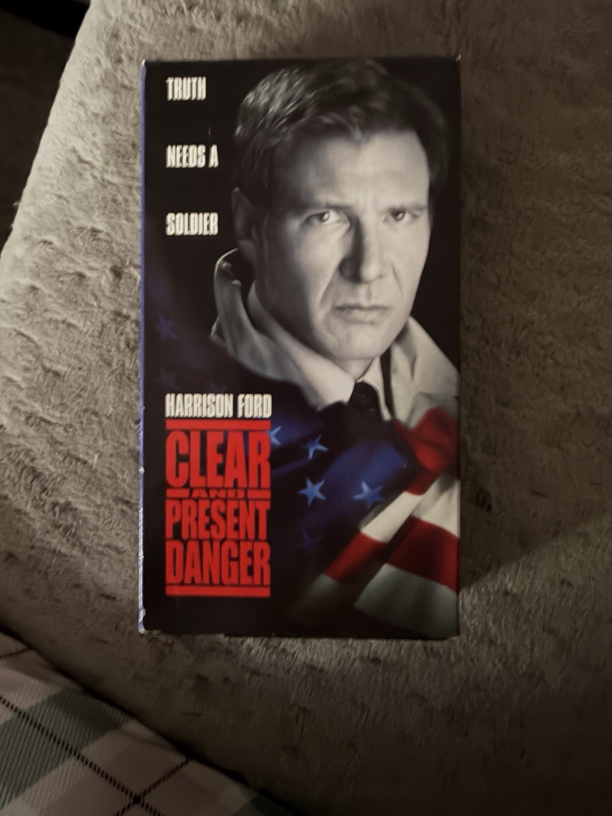 Vintage 1994 VHS Tape “Clear And Present Danger” Starring Harrison Ford