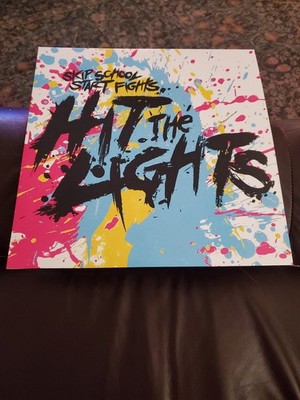 Skip School Star Fights by Hit the Lights (Record, 2025) Blue & White Marble LP