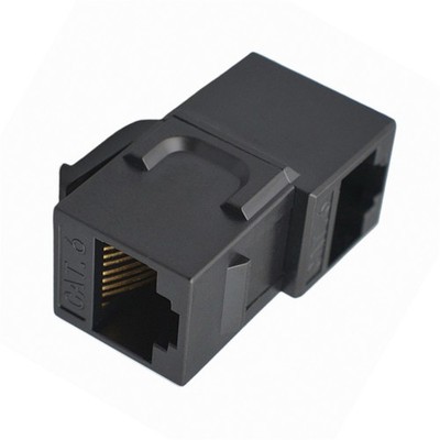 90 Degree Up Angled UTP CAT6 Keystone Coupler RJ45 Female to Female UTP CAT6