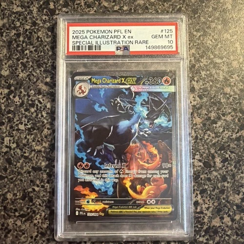 Pokémon Mega Charizard X ex 125/094 PSA 10
