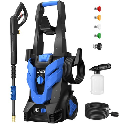 #ad Pressure Washer Power Washer with 4 Quick Connect Nozzles 1 Foam Cannon Pre... $153.70