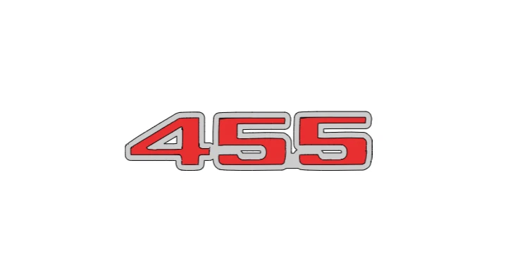 Par - 2 Colores 455 Calcomanías Emblema V8 GM Chevy GMC Pontiac Oldsmobile Foto 3 de 4