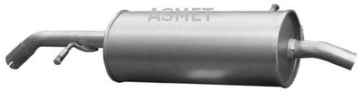 Rear Muffler ASMET 09.048