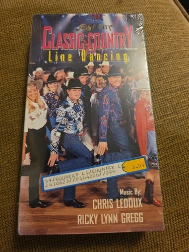 Classic Country Line Dancing VHS Chris LeDoux Ricky Lynn Gregg MNT7671 Sealed
