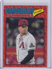 2026 Topps Heritage Justin Martinez Color Of The Year /77 Diamondbacks
