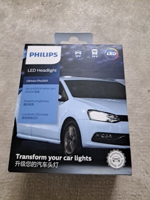 Headlight Bulb 2-pack LED Philips H7