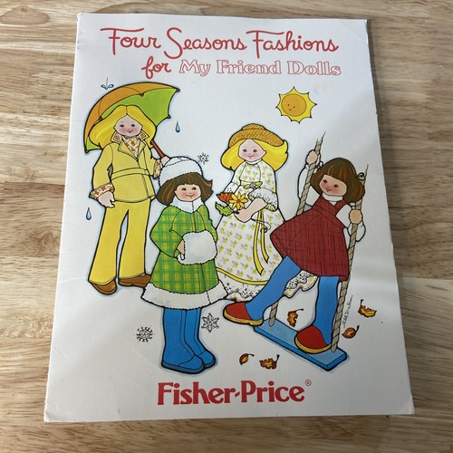 Vintage 1978 Fisher Price Musterbuch Vier Jahreszeiten Moden Mein Freund Puppen