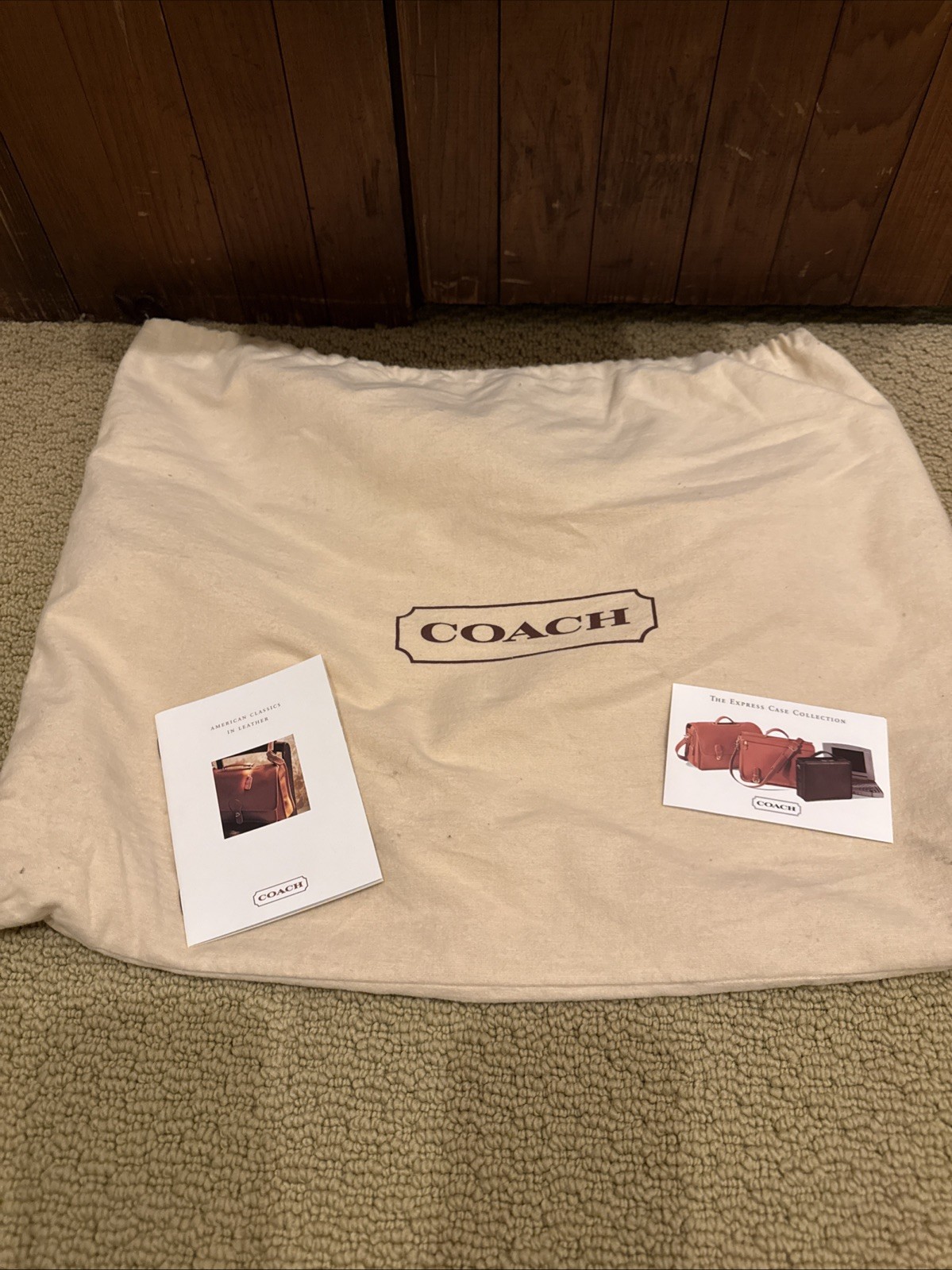 Coach Vintage Leather Briefcase Caramel image 3