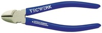 Tecwerk Seitenschneider L.160Mm Kopf Pol.Ku.-ÜBerzug Max.2Mm Seitenschneider