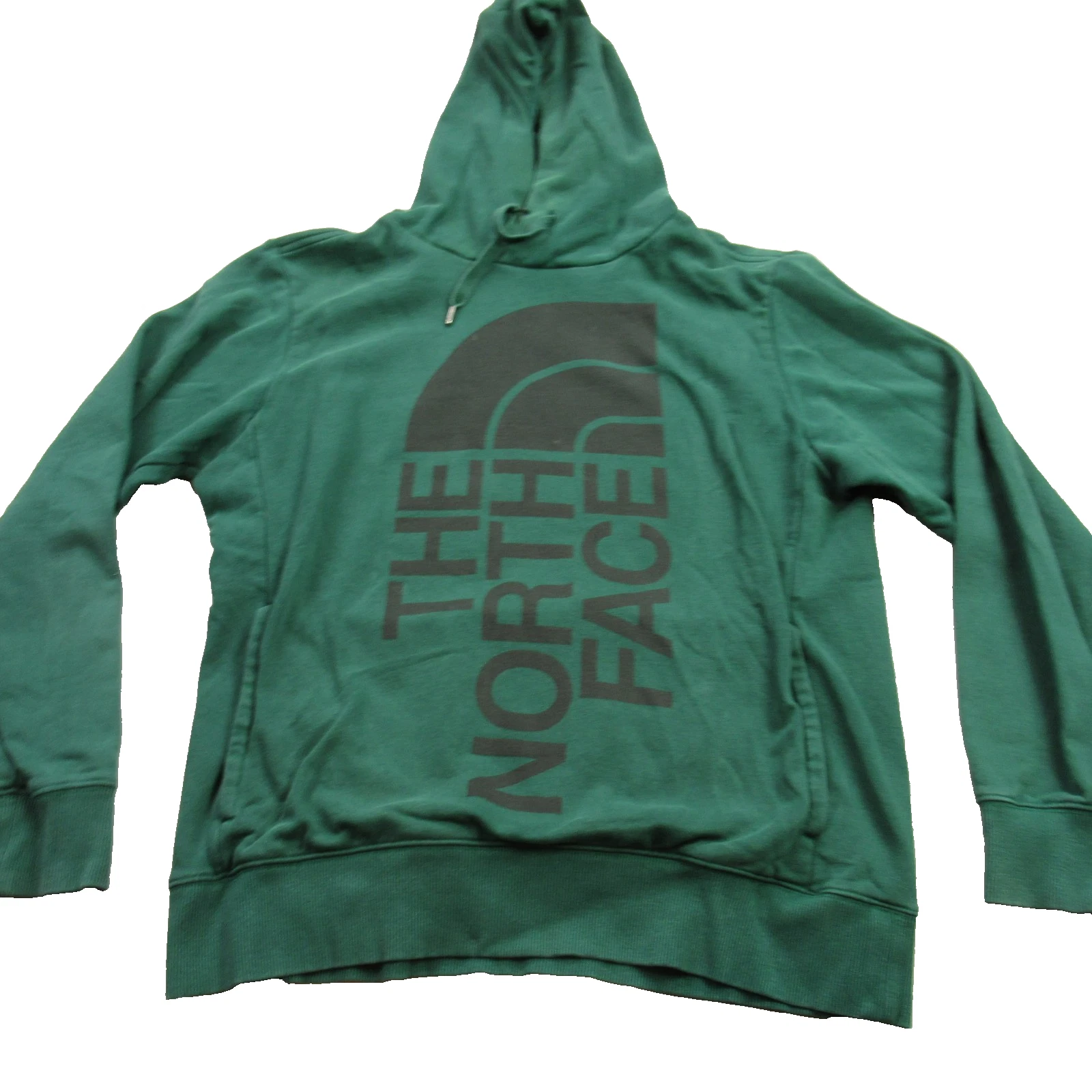 North Face Hoodie Mens Large Long Sleeve Hooded Pullover Pockets Green