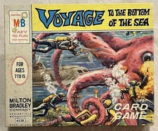 Voyage to the Bottom of the Sea Card Game Milton Bradley 1963 - Unused 