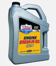 Lucas Motor Oil - High Zinc Engine Break-In SAE 30W Conventional - 5 qt Set of 3