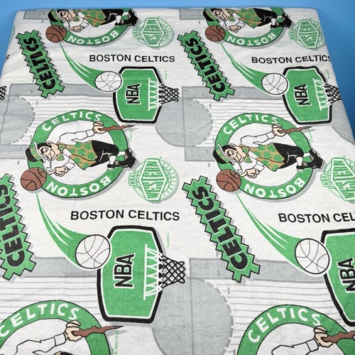 Vintage NBA 1993 Boston Celtics Überwurf Decke 70" x 90" groß 1990er - Bild 4 von 13