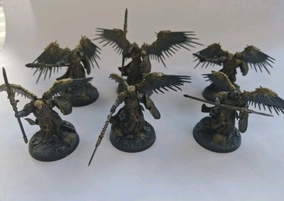 6 x Stormcast Eternals Staatsanwälte, gut bemalt, Warhammer AOS, Kitbashed 