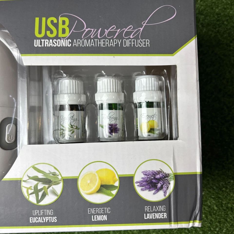 Aroma2Go Ultrasonic Aromatherapy Diffuser Set One Size White - Image 3 of 4