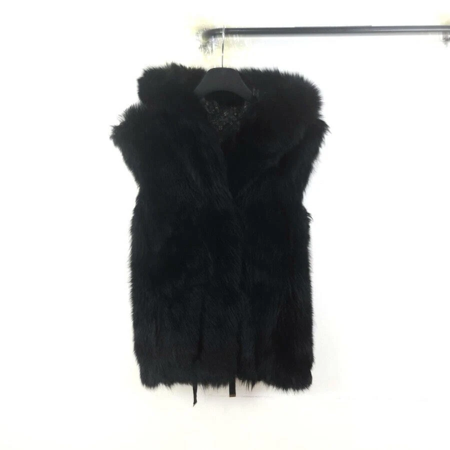 LOUIS VUITTON（LV） Louis Vuitton gilet di pelliccia con cappuccio 10694 140864233