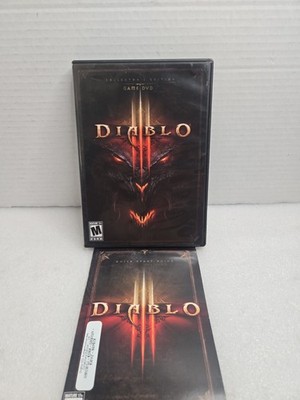 Diablo III Collector s Edition PC Game DVD Blizzard Complete w/ Case And Manual