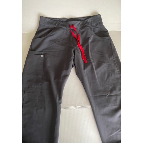 Figs Kade Cargo Scrub Pants Graphite Grey Medical Nurse Workwear-Size M