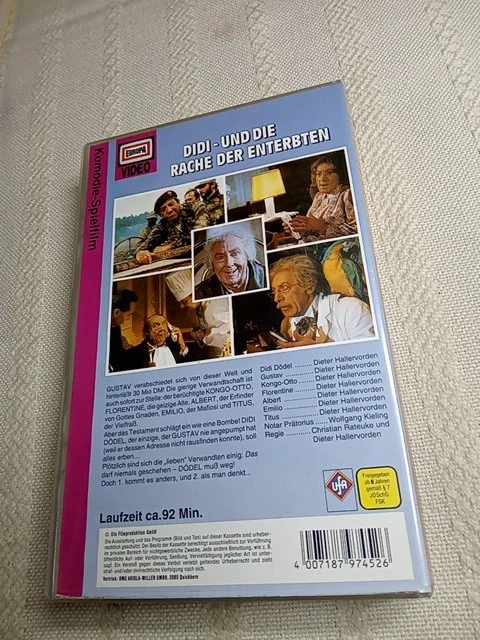 VHS Rarität: DIDI UND DIE RACHE DER ENTERBTEN (1985) mit Dieter Hallervorden (R4 - Bild 2 von 4