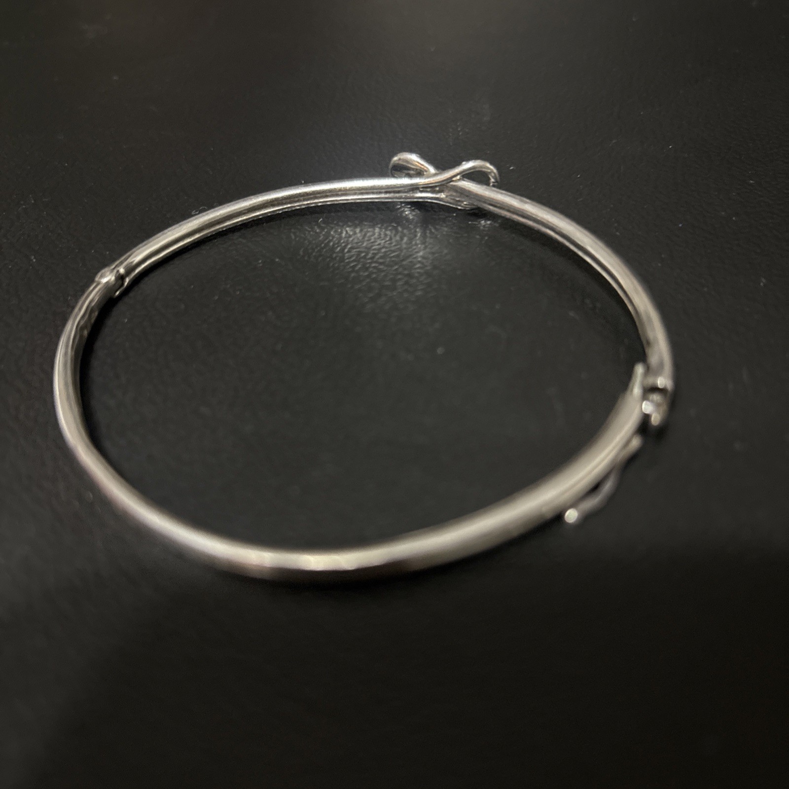 Infinity Knot 925 Silver Lab Created Diamonds Hin… - image 5