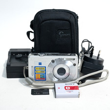 Sony Cyber-Shot DSC-W50 6.0MP Digital Camera w/ 4GB Card/Battery  Charger - A 