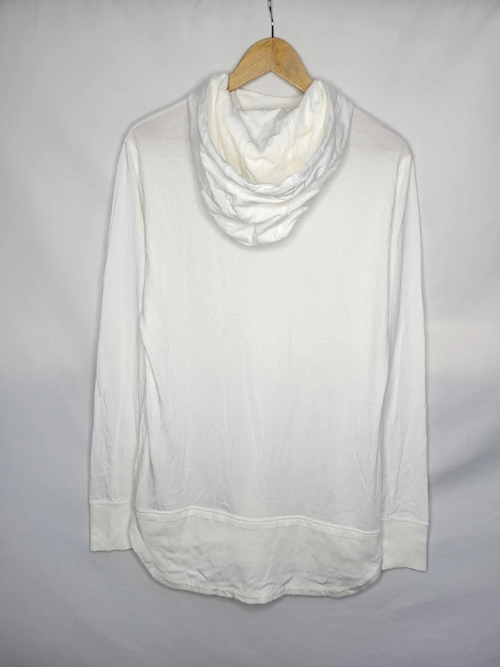 Sudadera con capucha larga Diesel negra dorada para mujer talla XL blanca Foto 4 de 4