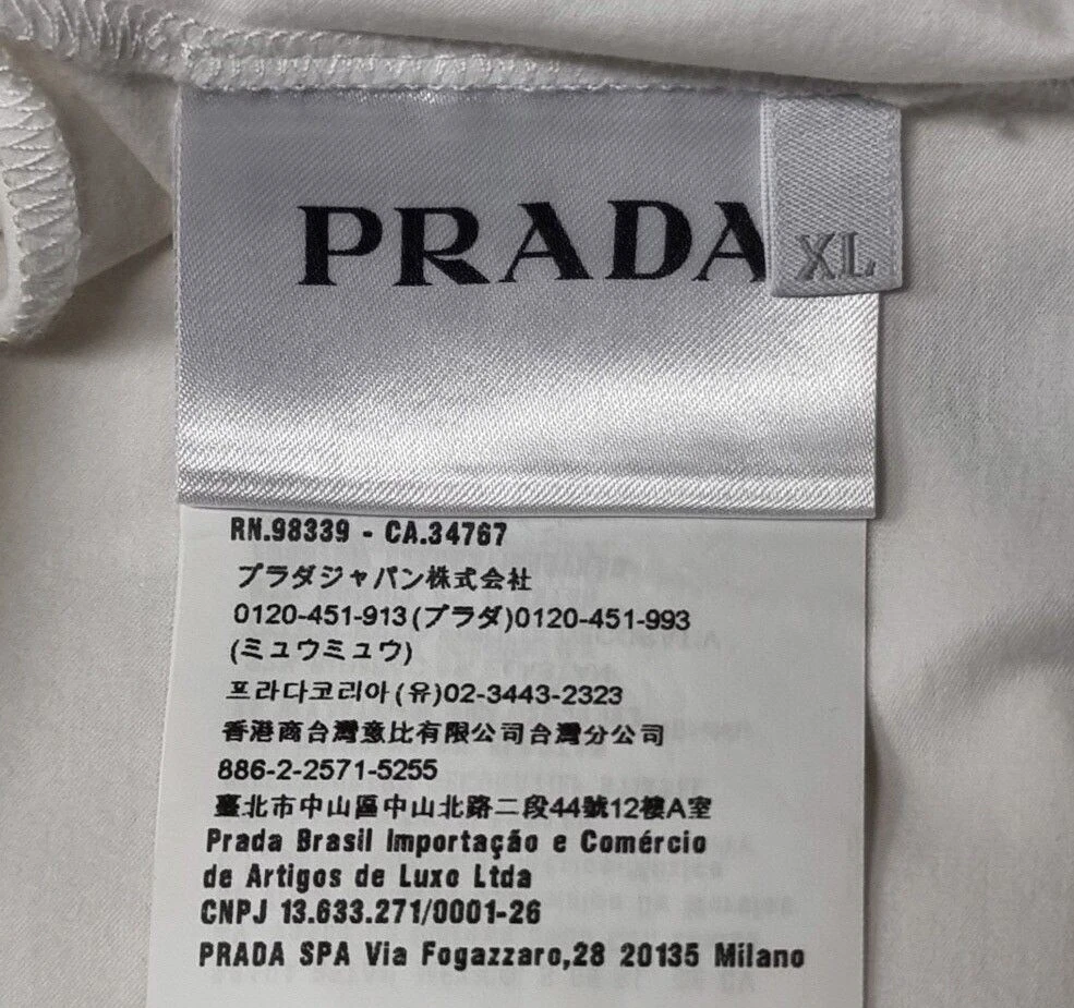 T shirt Prada cotone elasticizzato 48214368